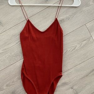 Spaghetti strap bodysuit